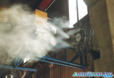 Insudtrial humidification, cooling sheds